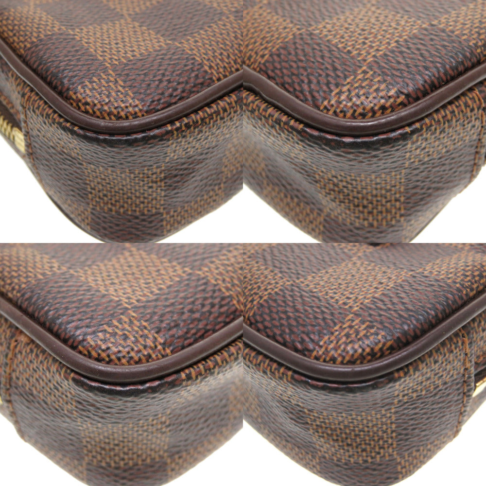 Louis Vuitton Shoulder Bag M61738 Damier Canvas Brown Damier Ebene Etui Okapi Pm Women
