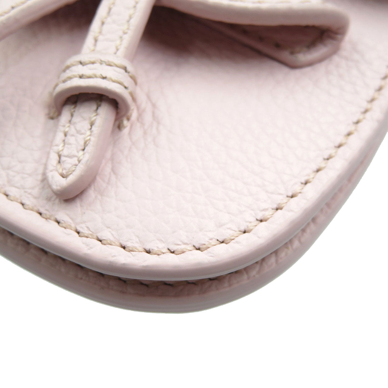 Christian Dior Key Ring Leather Pink Women