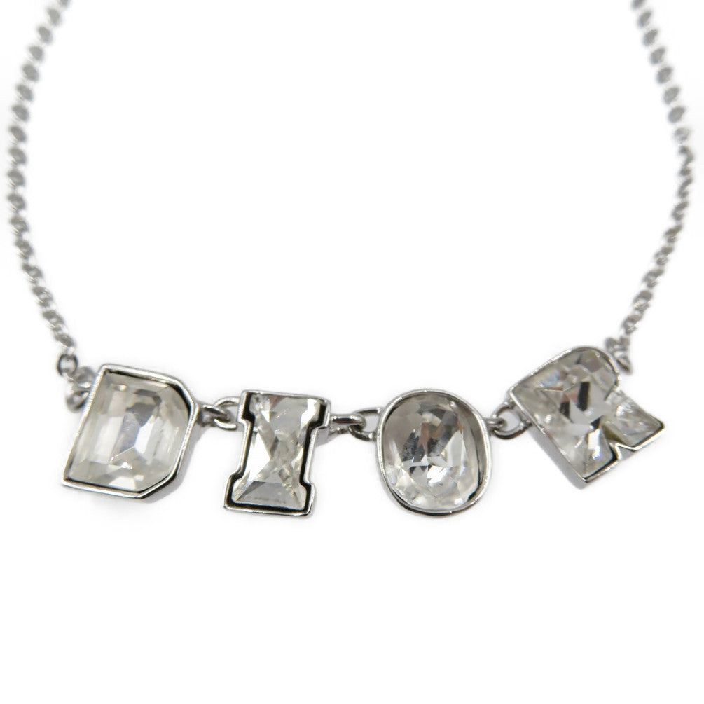 Christian Dior Bracelet Metal, Rhinestone Silver Women