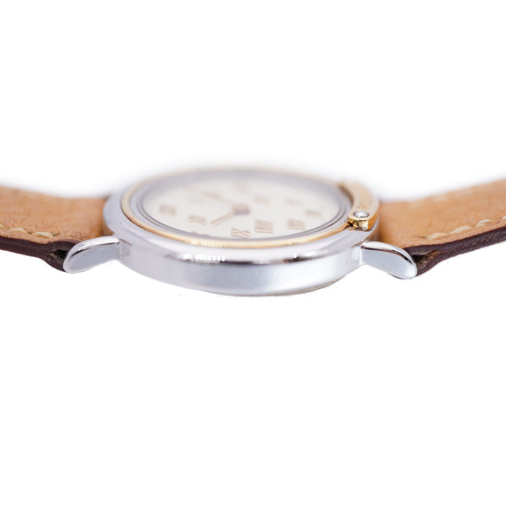 Hermes Watches Quartz Stainless Steel, Gold
