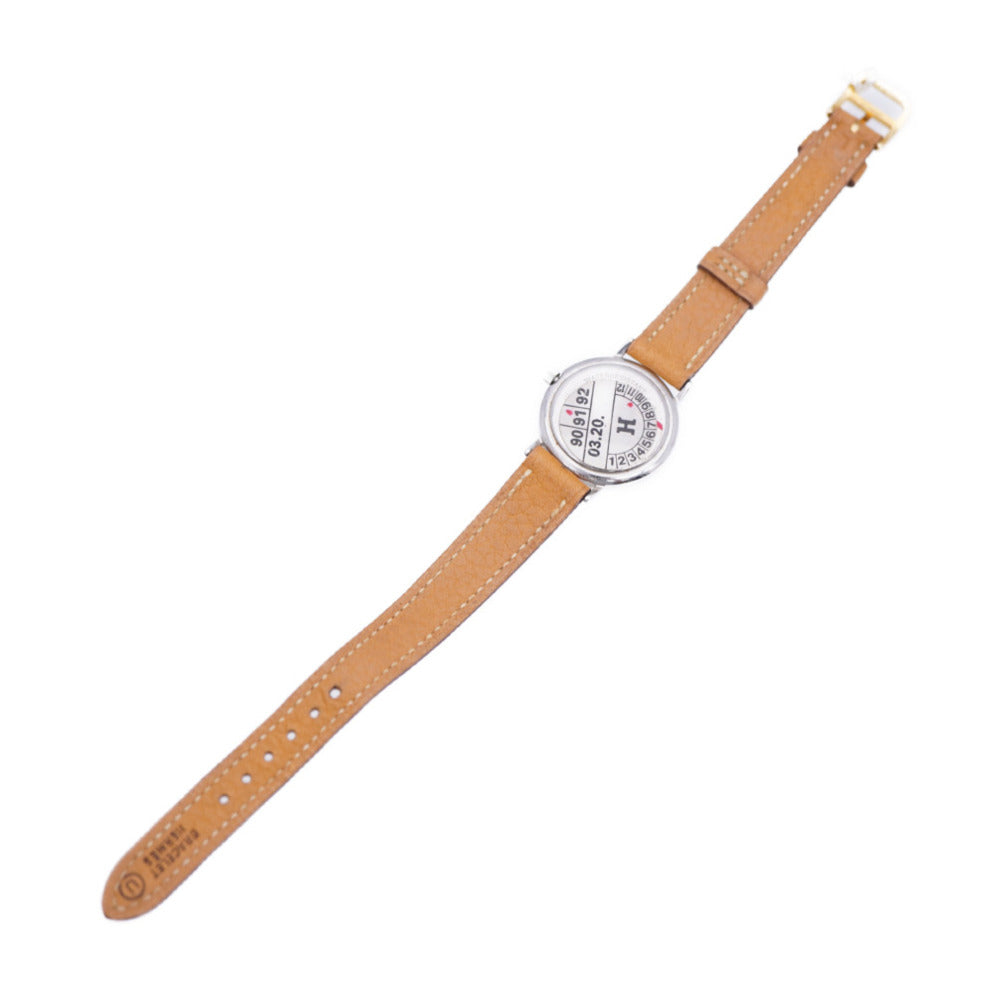 Hermes Watches Quartz Stainless Steel, Gold