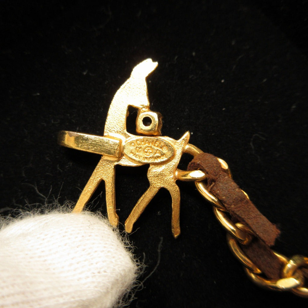 Chanel Bracelet Metal Gold Coco Mark Bambi Women