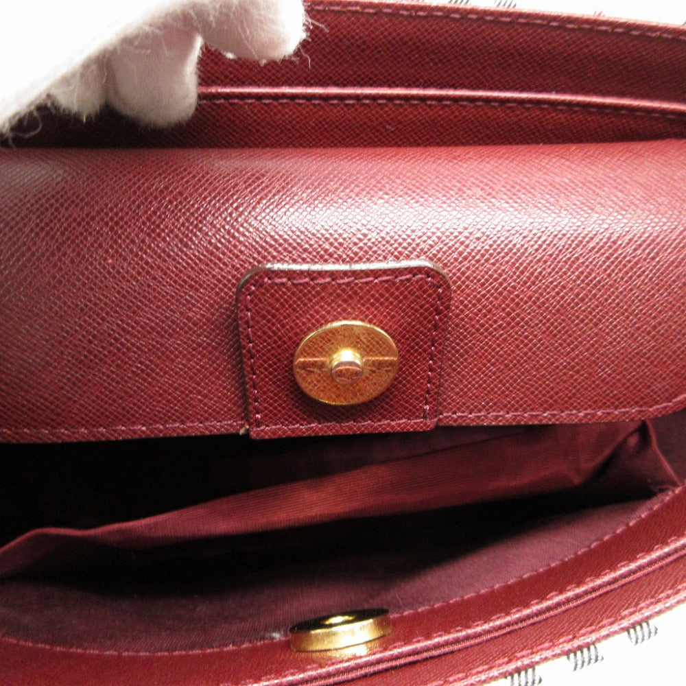 Burberry Shoulder Bag Canvas, Leather Beige Check Women Secondhand