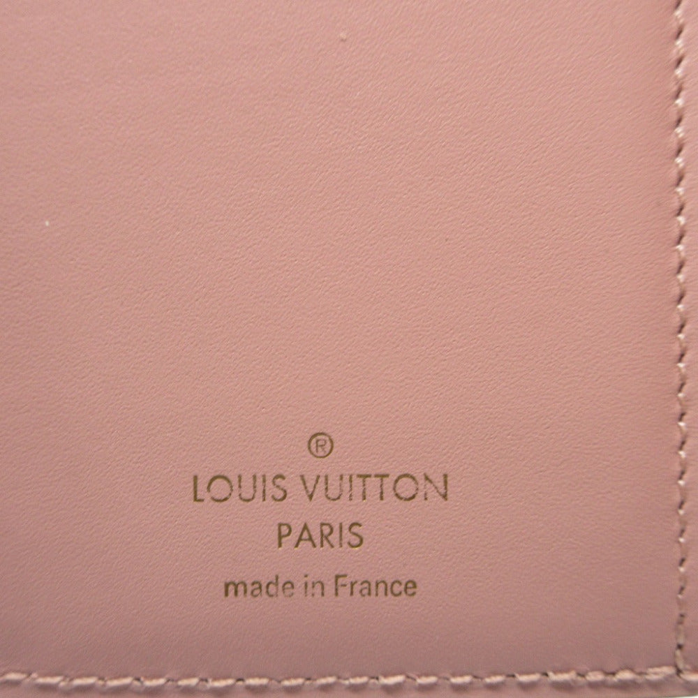 Louis Vuitton Tri-Fold Wallet N60208 Damier Canvas, Leather Magnolia Compact Wallet Damier