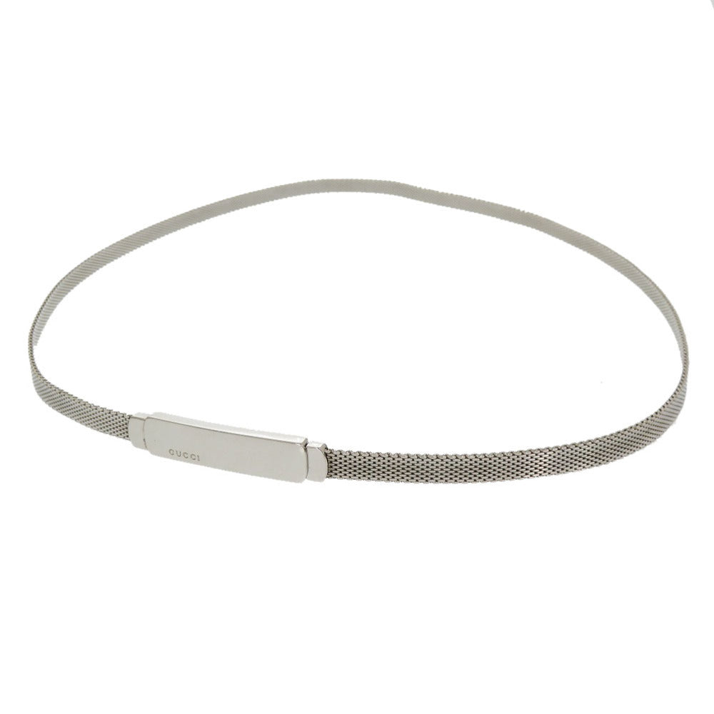Gucci Belt Metal Silver Plate Women