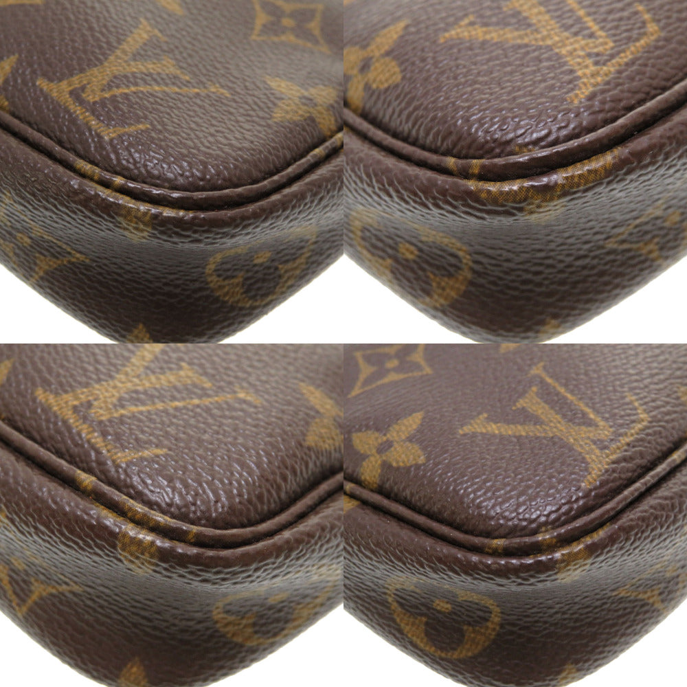 Louis Vuitton Pouch M51980 Monogram Canvas Brown Monogram Pochette Accessories Women