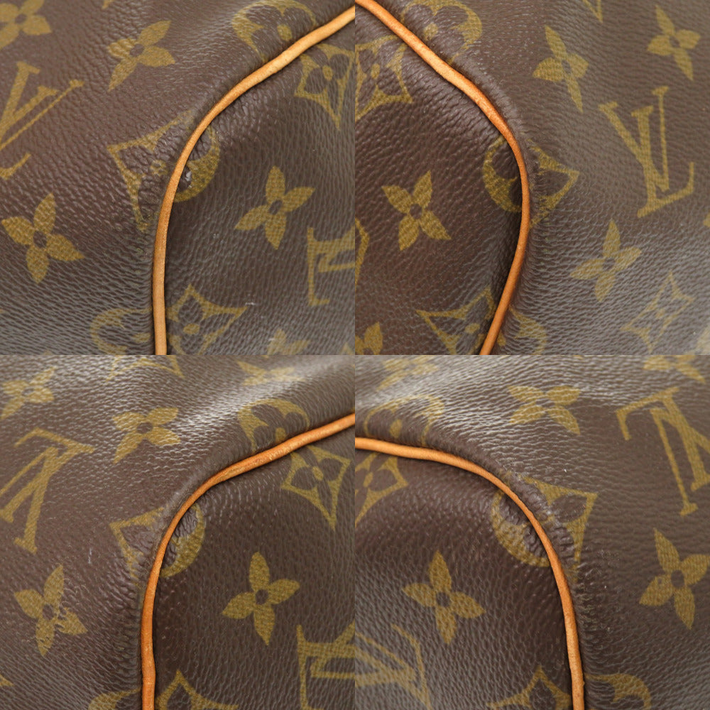 Louis Vuitton Boston Duffel Bag M41414 Monogram Canvas Brown Monogram Keepall Bandouliere55 Mens