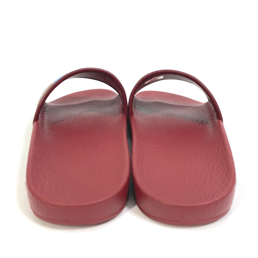 Gucci Sandals 655036 Rubber Wine-Red Shoes Doraemon 35