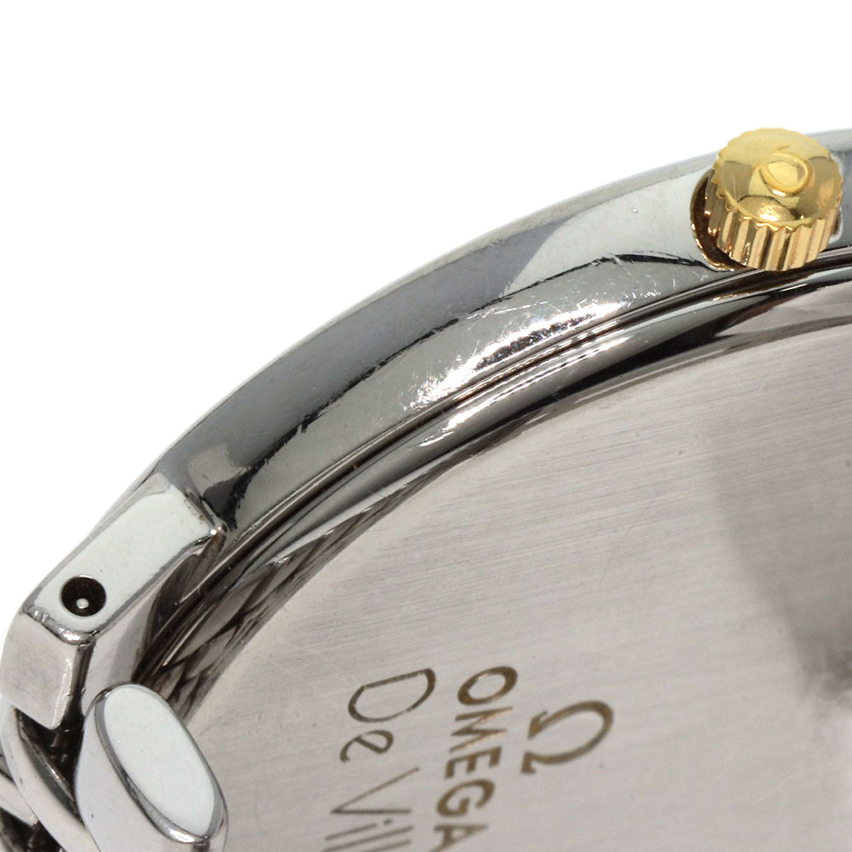 Omega Watches Quartz Stainless Steel , Stainless Steel Silver De Ville Ivory Dial Mens