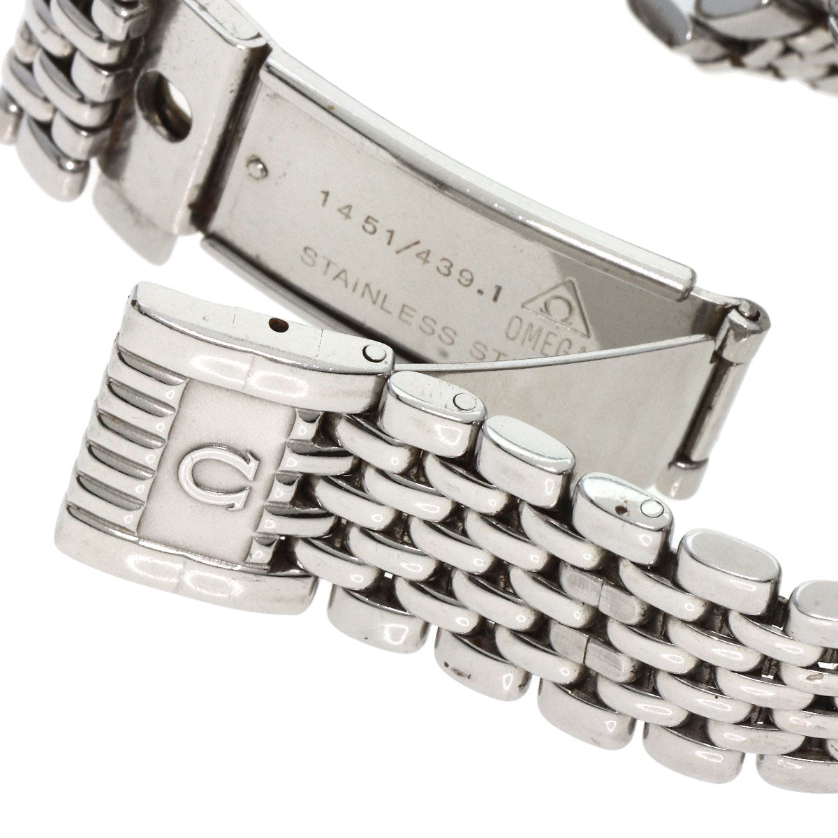 Omega Watches Quartz Stainless Steel , Stainless Steel Silver De Ville Ivory Dial Mens