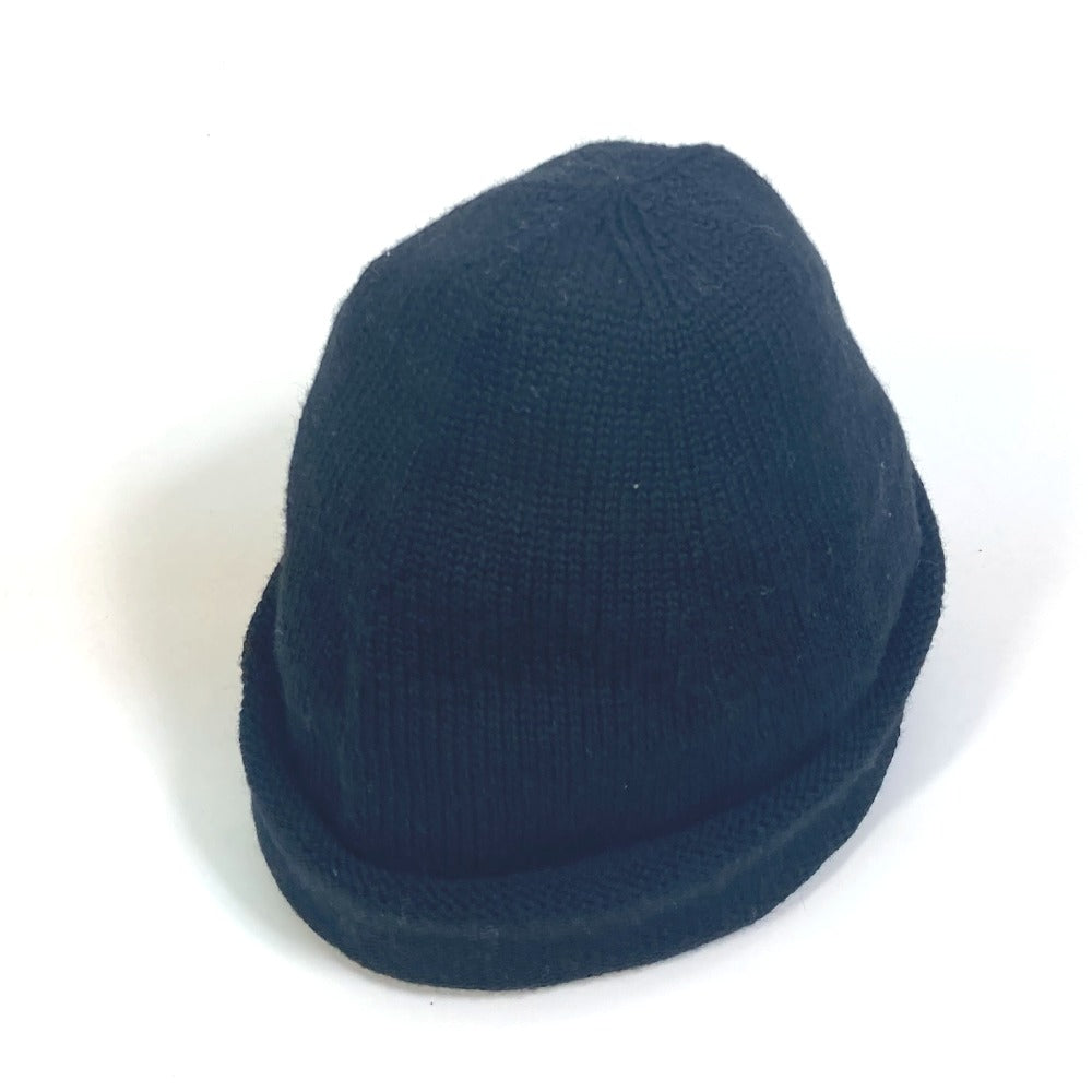 Gucci Knit Hat Wool Black Sherry Line Mens M