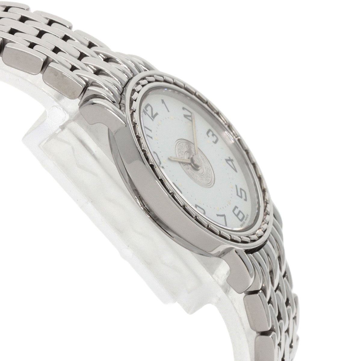 Hermes Watches Quartz Se4.210 Stainless Steel Silver Serie White Dial
