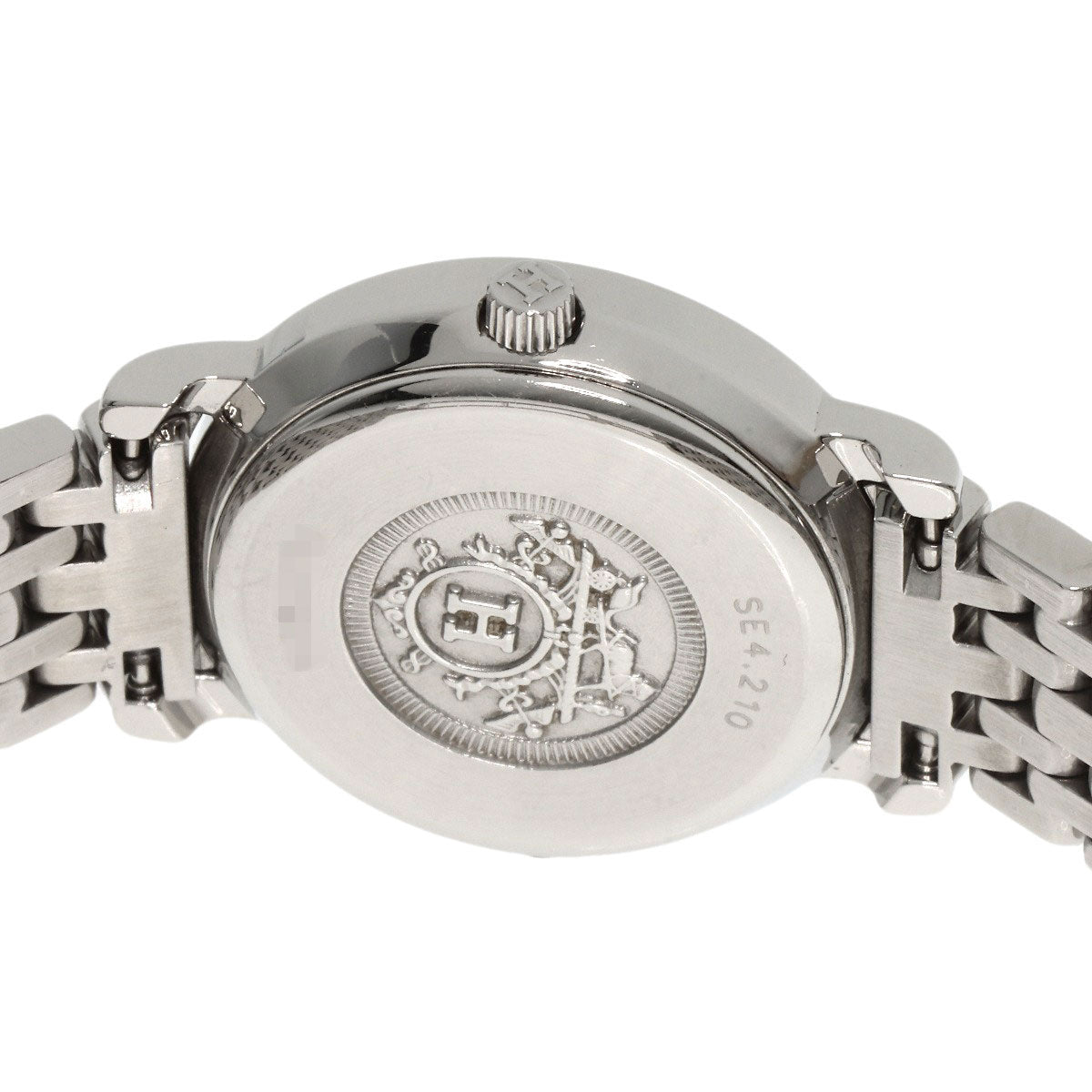 Hermes Watches Quartz Se4.210 Stainless Steel Silver Serie White Dial