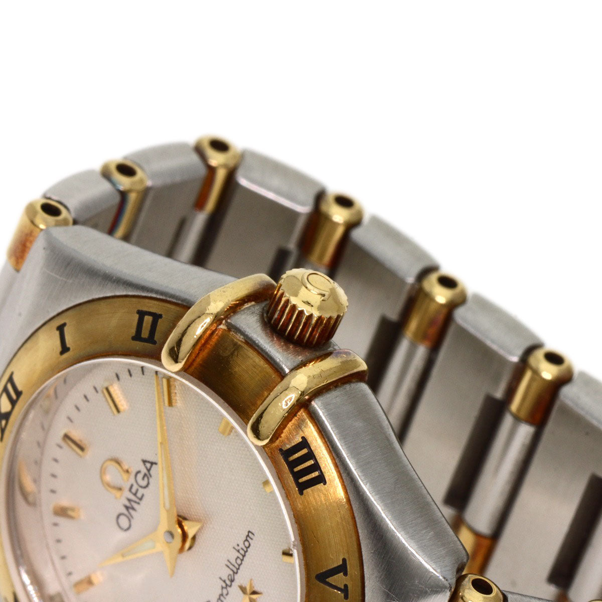 Omega Watches Quartz 1362.70 Stainless Steel , Ssxk18Yg , K18Yg Gold Constellation Ivory Dial Women
