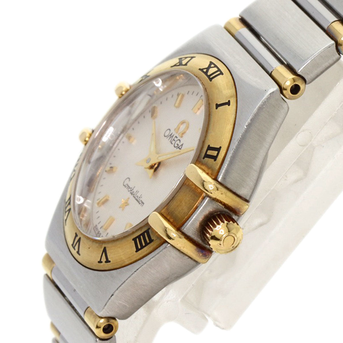 Omega Watches Quartz 1362.70 Stainless Steel , Ssxk18Yg , K18Yg Gold Constellation Ivory Dial Women