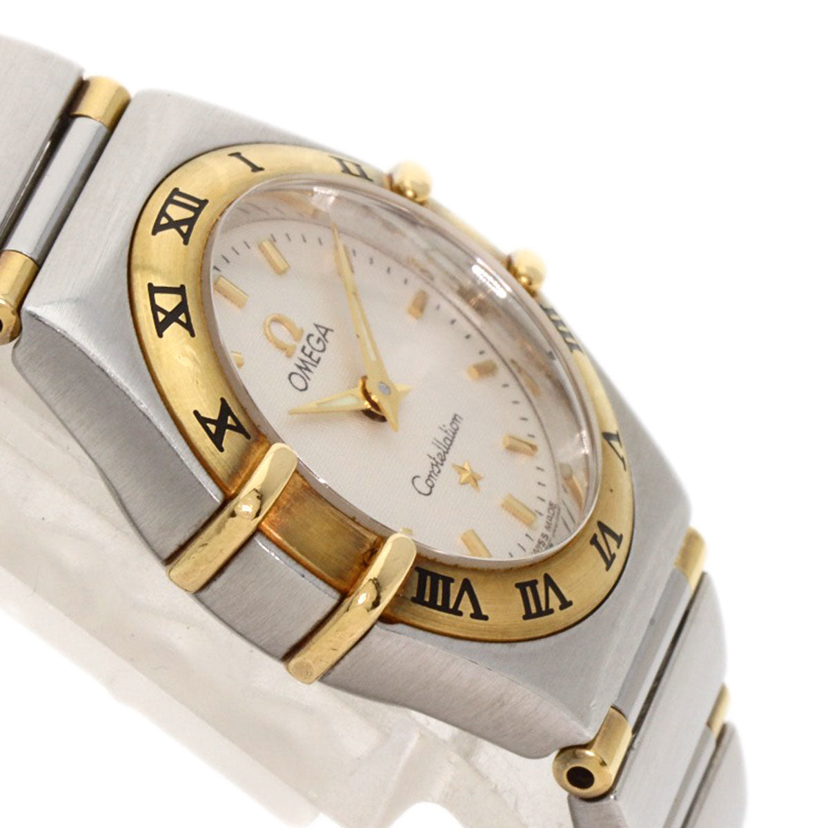 Omega Watches Quartz 1362.70 Stainless Steel , Ssxk18Yg , K18Yg Gold Constellation Ivory Dial Women