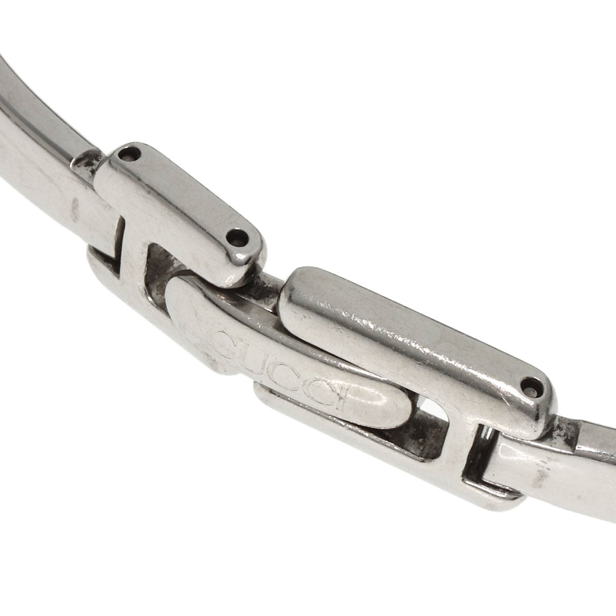 Gucci Watches Quartz 1400L Stainless Steel , Stainless Steel Silver Round Face Black Dial Women