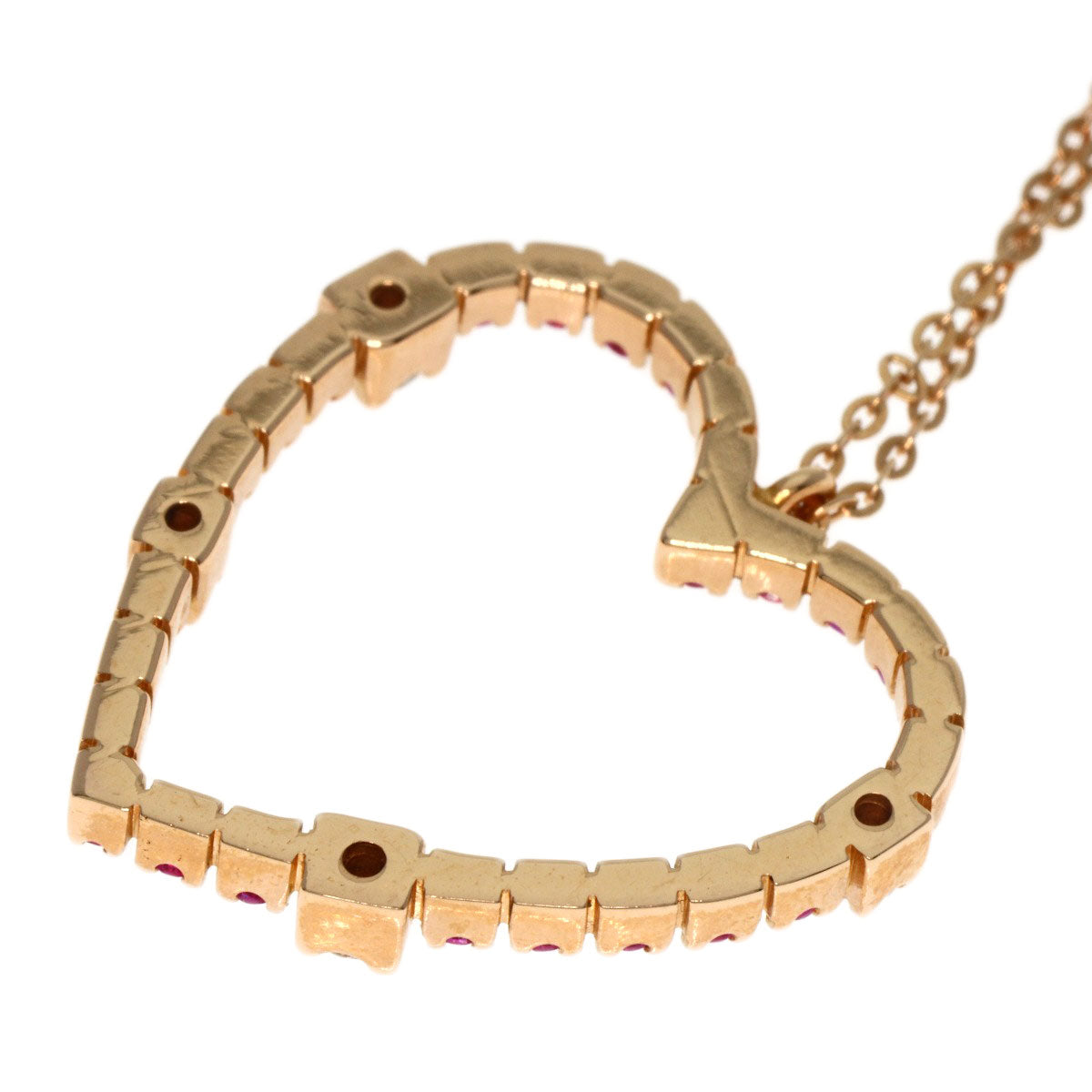Damiani Necklace 18K Pink Gold Gold San Lorenzo Pink Sapphire Diamond Women