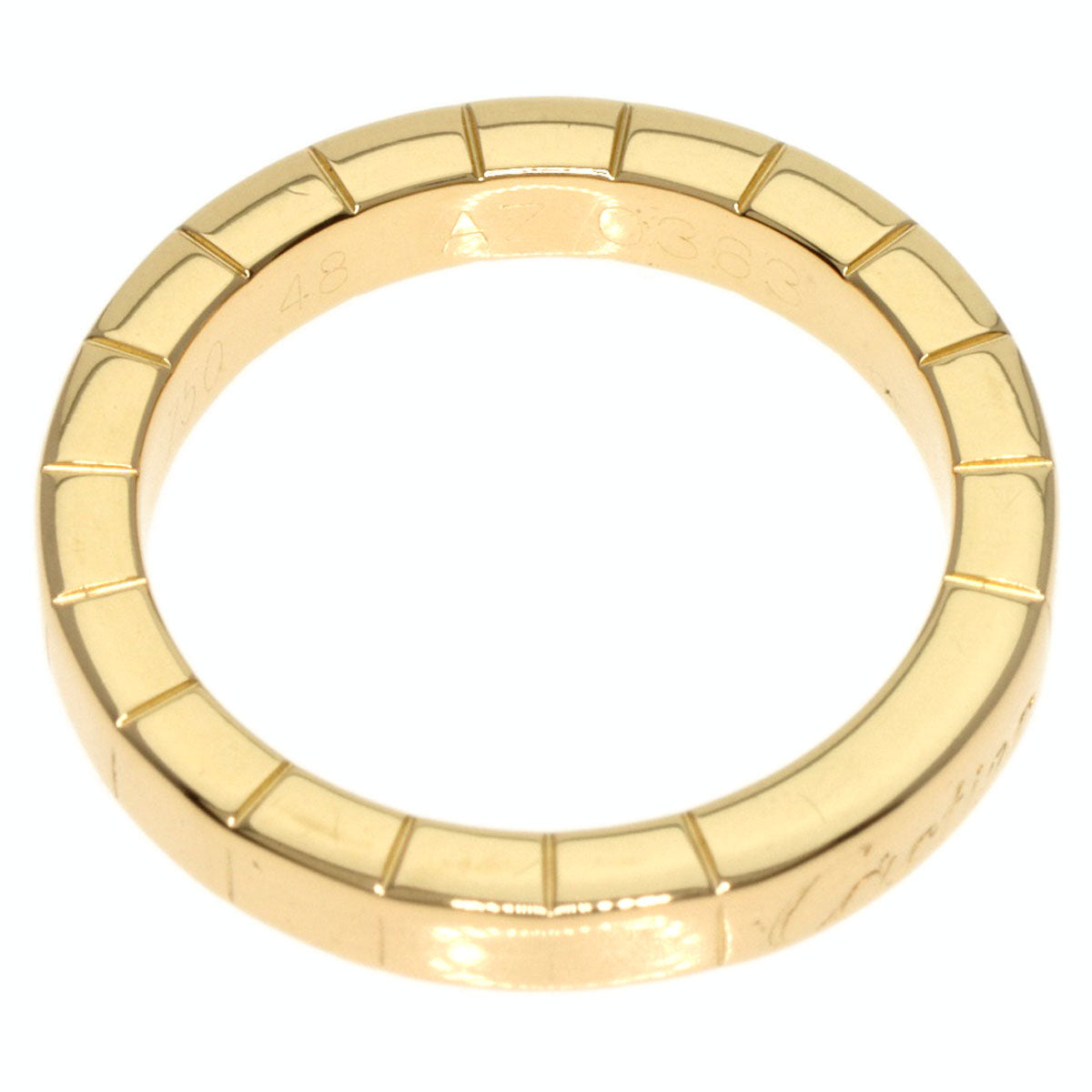 Cartier Ring 18K Yellow Gold Gold Laniere # 48 Women
