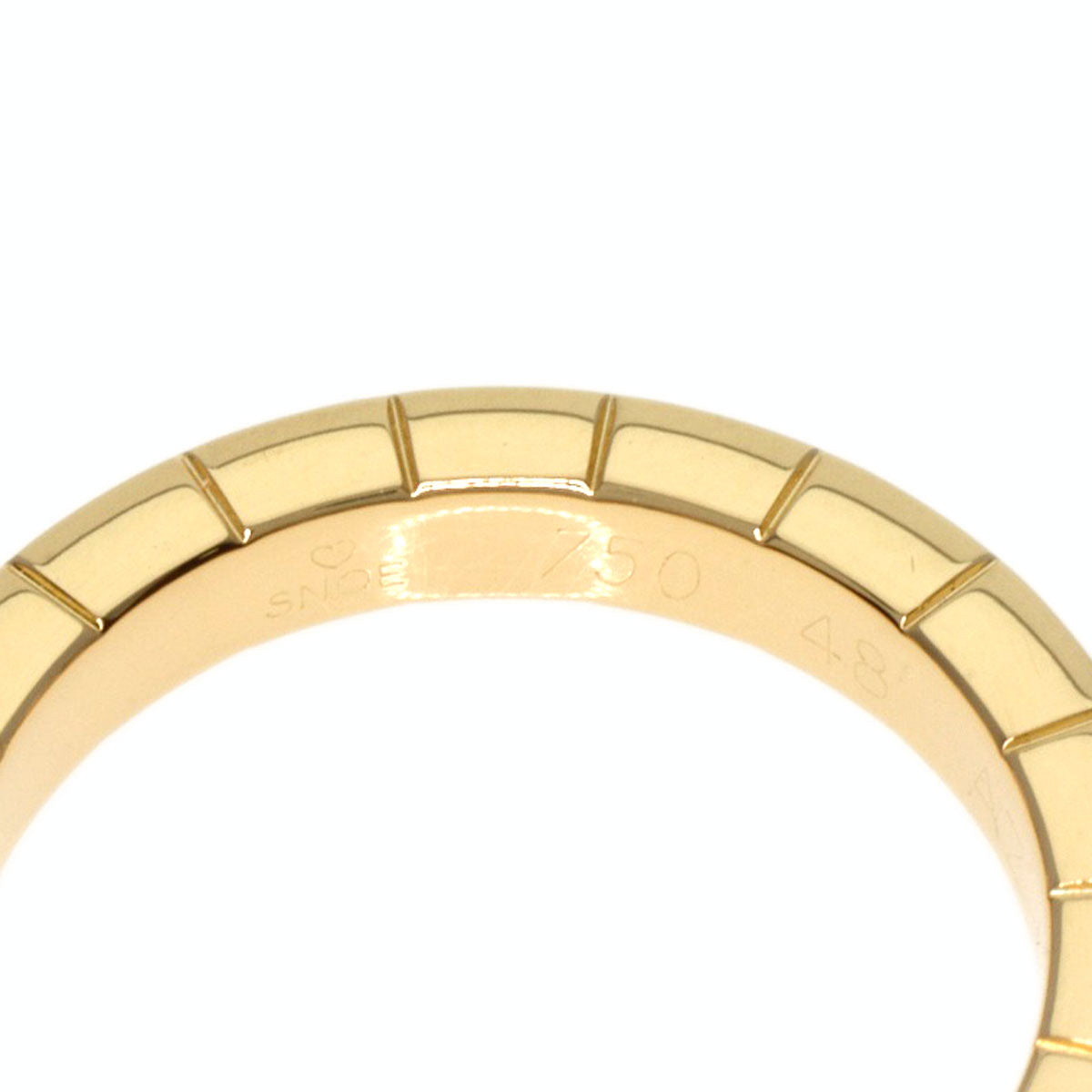 Cartier Ring 18K Yellow Gold Gold Laniere # 48 Women