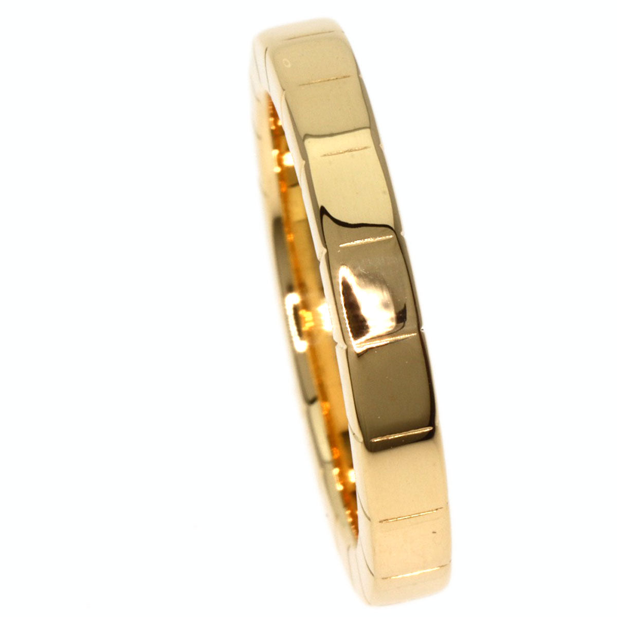 Cartier Ring 18K Yellow Gold Gold Laniere # 48 Women