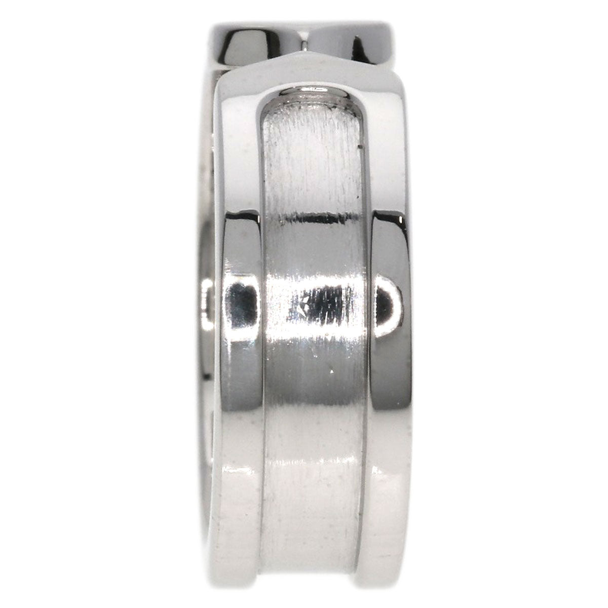 Cartier Ring K18Wg Silver C2 Ring # 48 Women