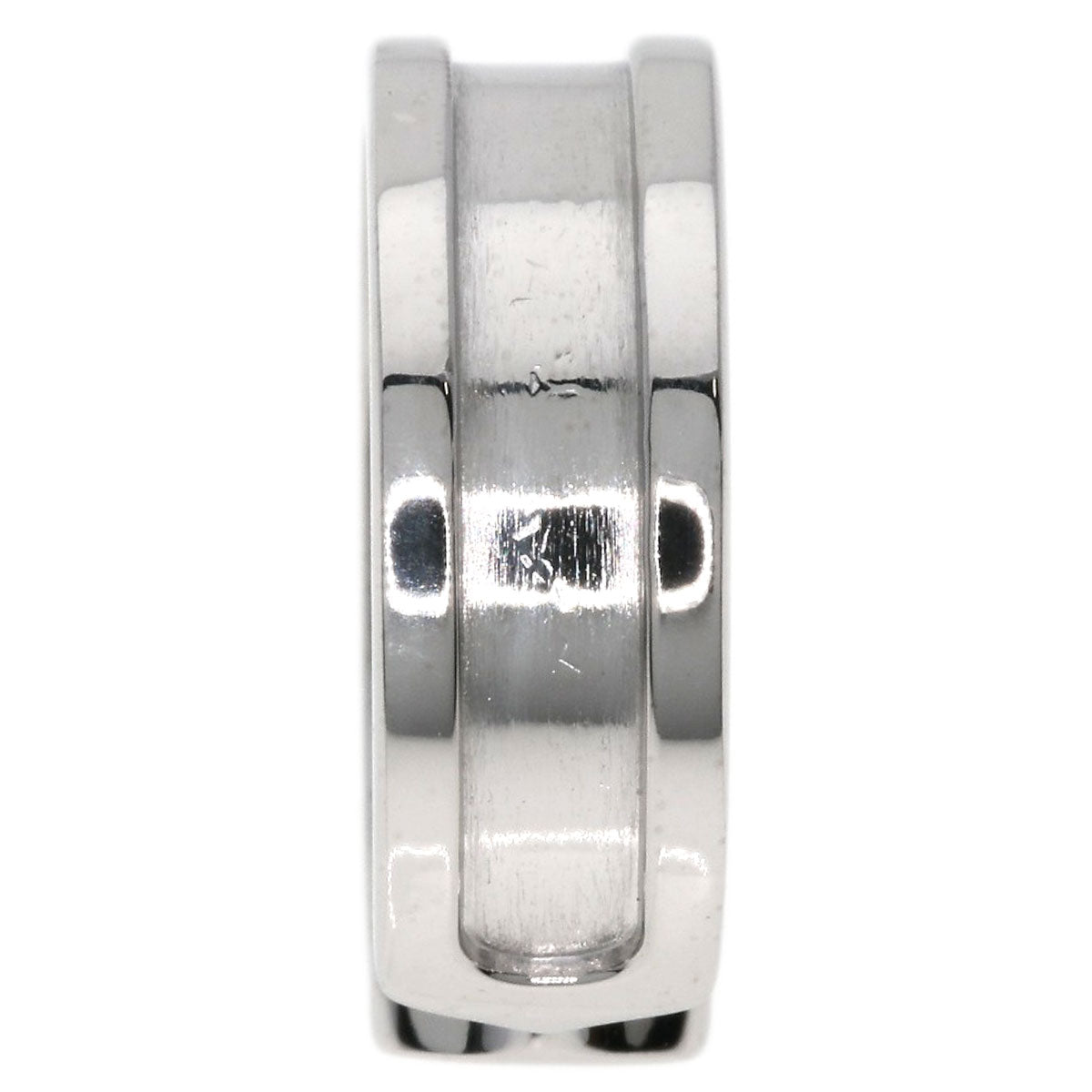 Cartier Ring K18Wg Silver C2 Ring # 48 Women