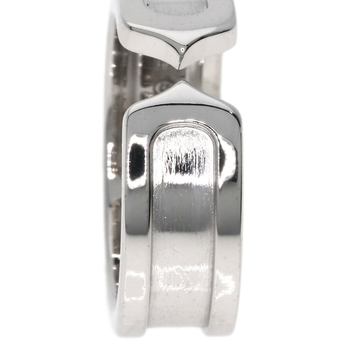 Cartier Ring K18Wg Silver C2 Ring # 48 Women