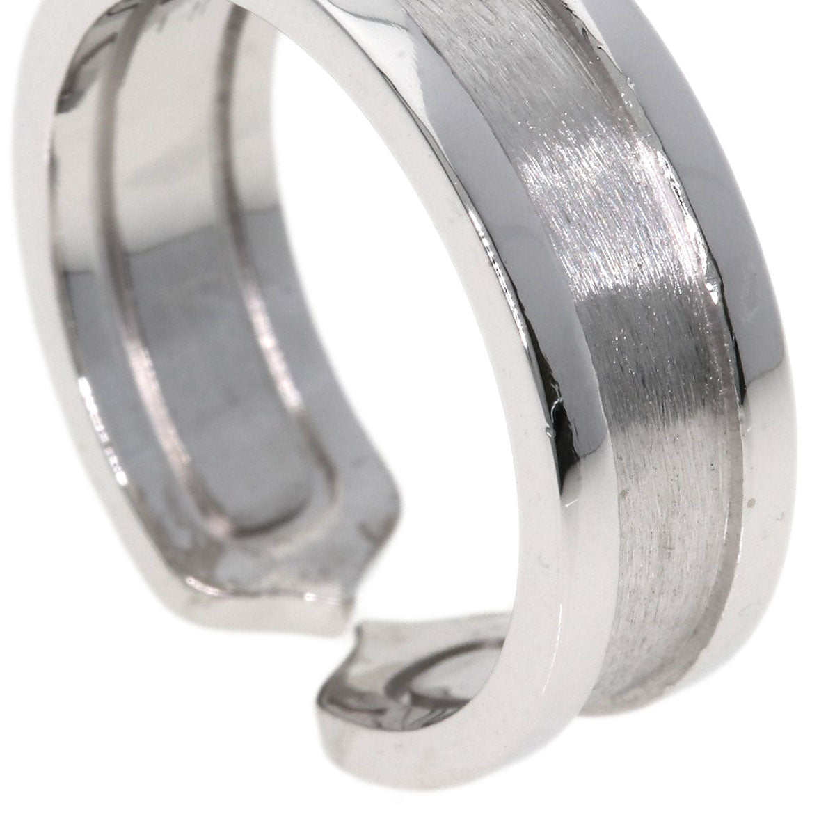 Cartier Ring K18Wg Silver C2 Sm #53