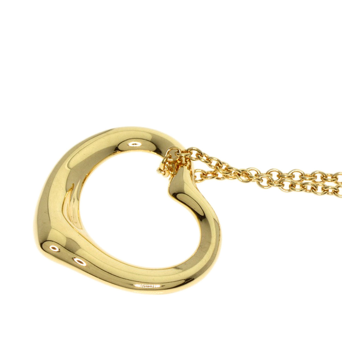 Tiffany&Co. Necklace 18K Yellow Gold Gold Open Heart