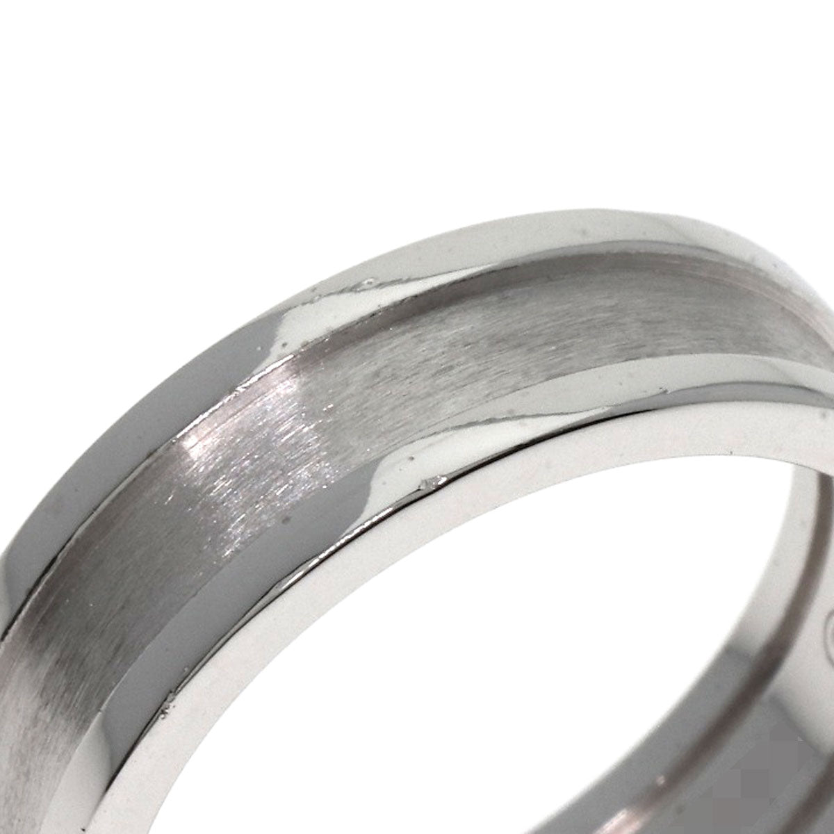 Cartier Ring K18Wg Silver C2 Ring Sm #62