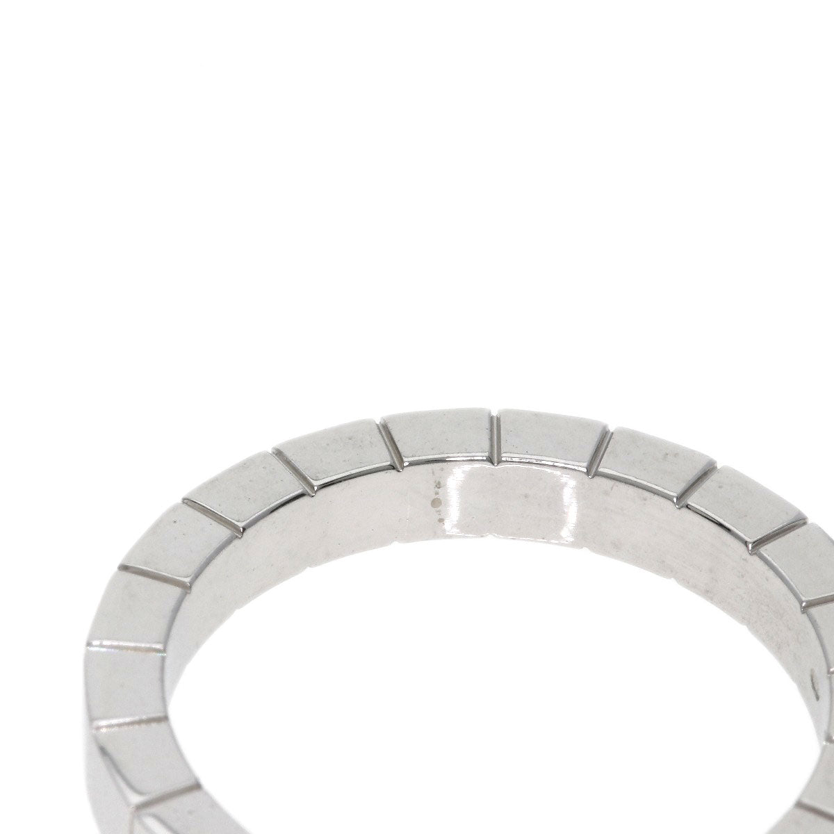 Cartier Ring K18Wg Silver Lanier # 55