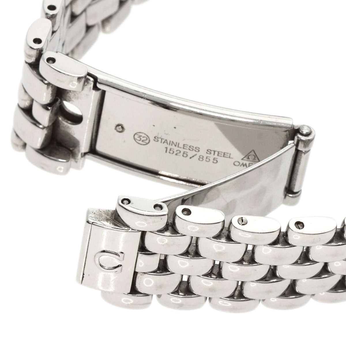 Omega Watches Quartz 7514.31.00 Stainless Steel , Stainless Steel Silver De Ville Prestige White