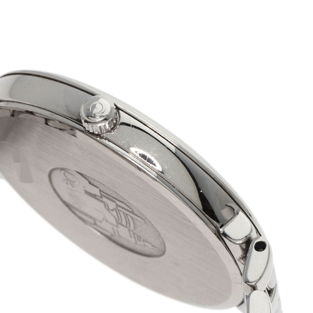 Omega Watches Quartz 7514.31.00 Stainless Steel , Stainless Steel Silver De Ville Prestige White