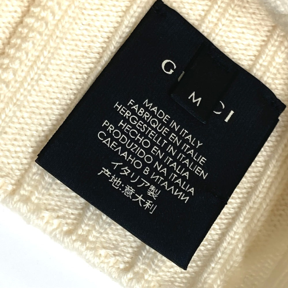 Gucci Scarf Wool Red Logo Neck Warmer Unisex(Unisex)
