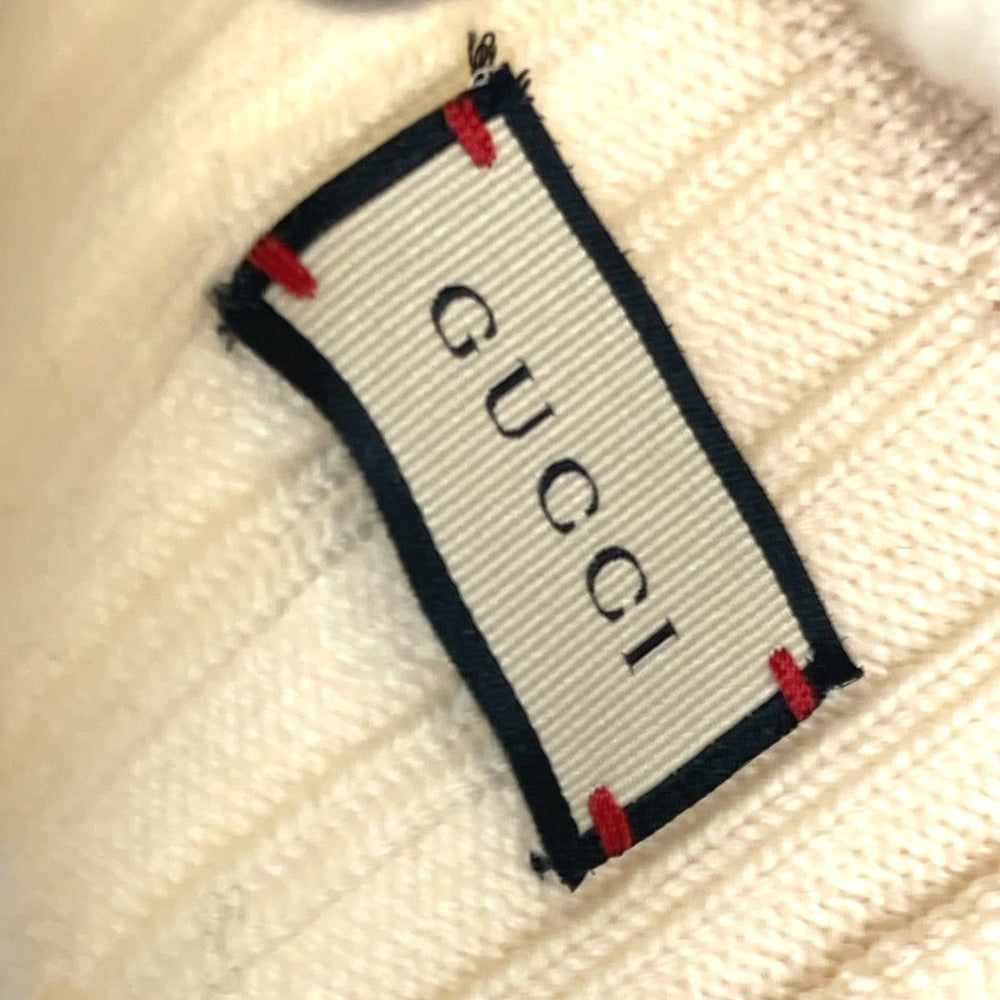 Gucci Scarf Wool Red Logo Neck Warmer Unisex(Unisex)