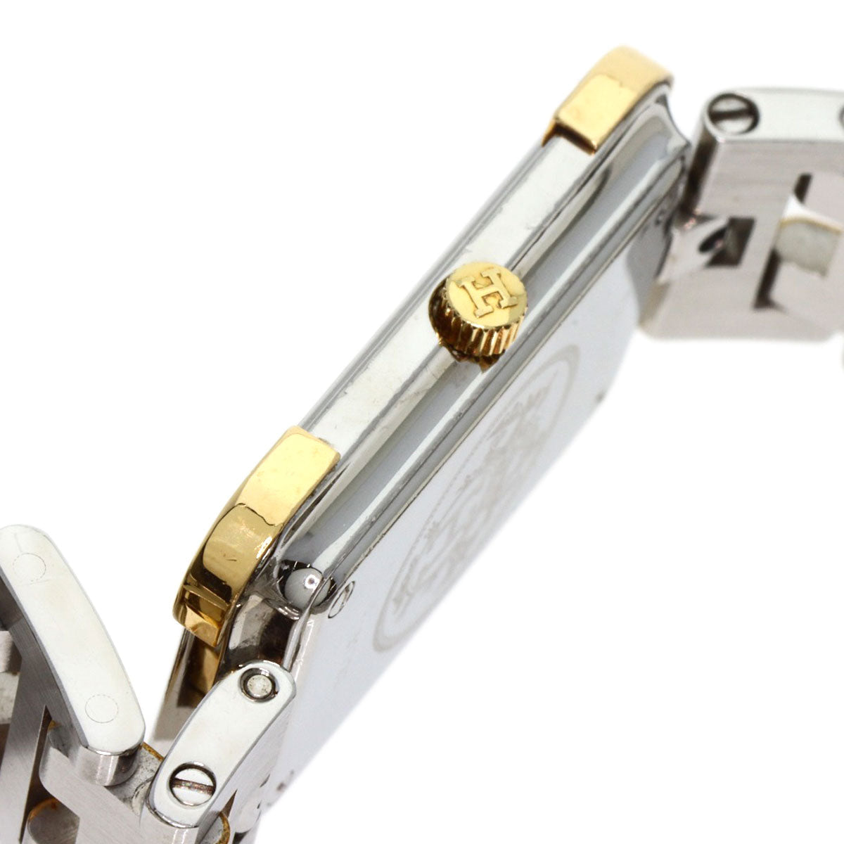 Hermes Watches Quartz Cr1.220 Stainless Steel , Ssxgp Gold Clojure Champagne Gold Dial Women