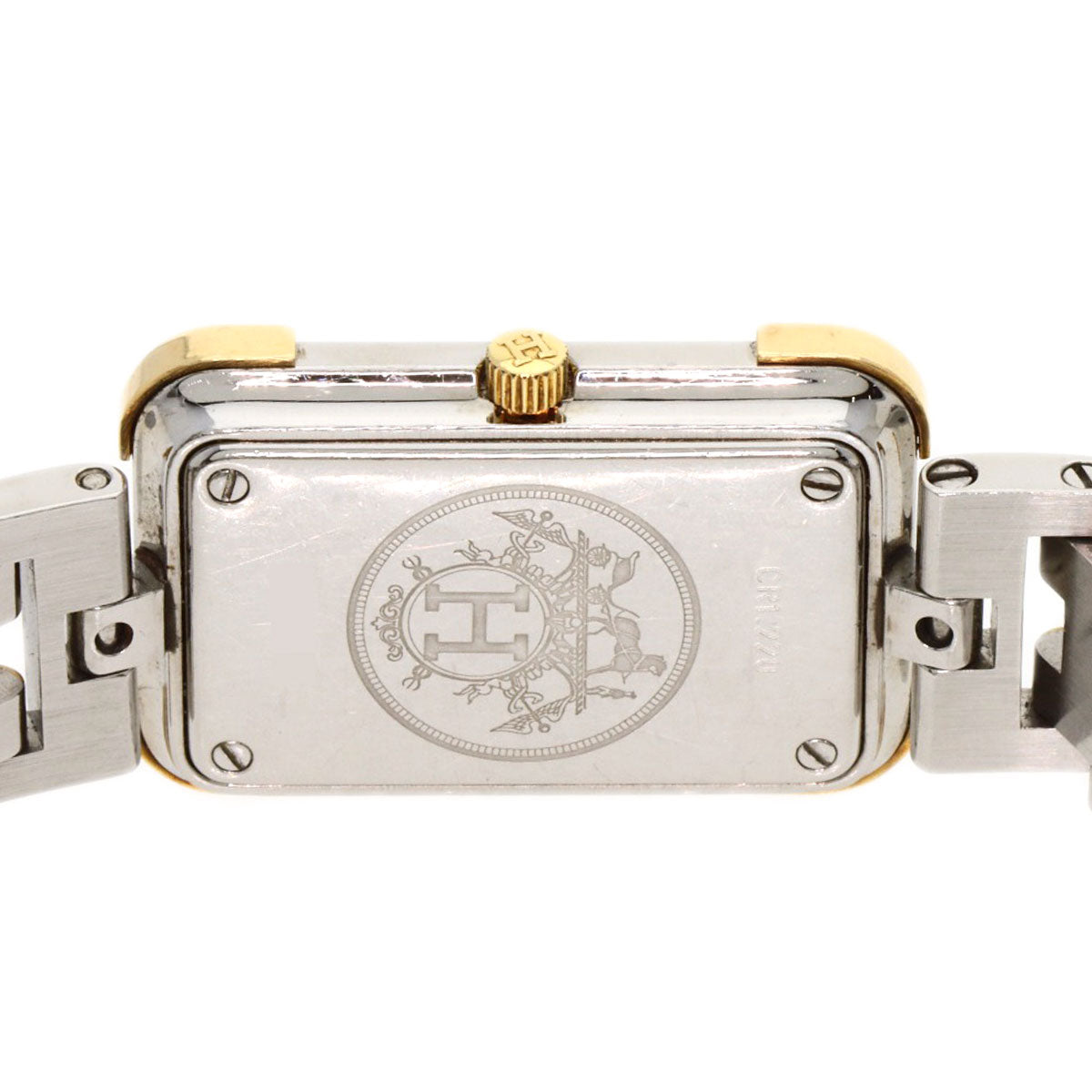 Hermes Watches Quartz Cr1.220 Stainless Steel , Ssxgp Gold Clojure Champagne Gold Dial Women