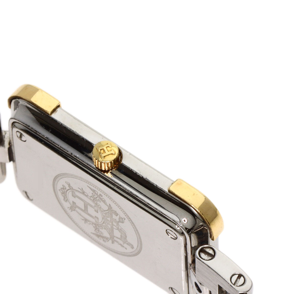 Hermes Watches Quartz Cr1.220 Stainless Steel , Ssxgp Gold Clojure Champagne Gold Dial Women