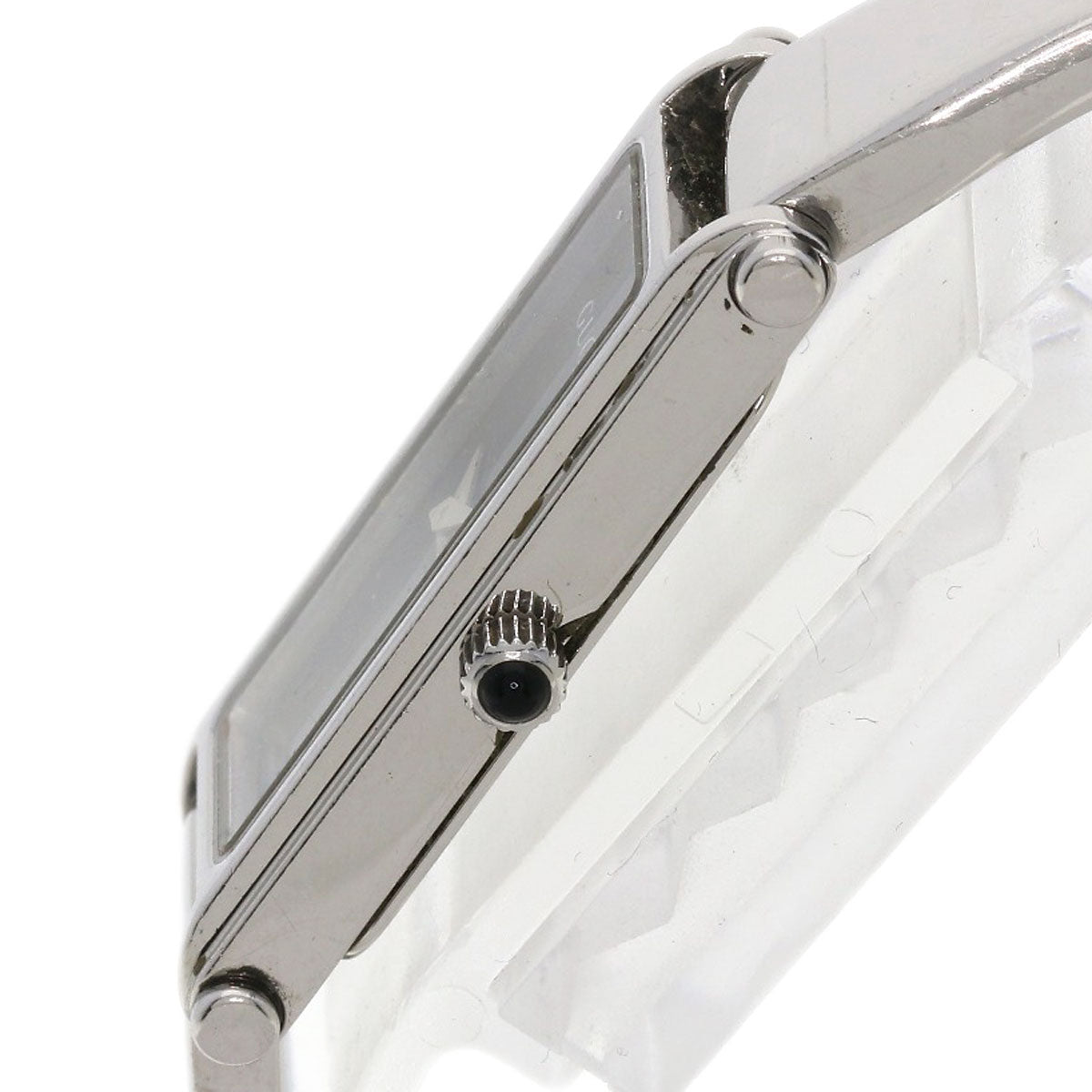 Gucci Watches Quartz Stainless Steel , Stainless Steel Silver 1500L Black Dial Women