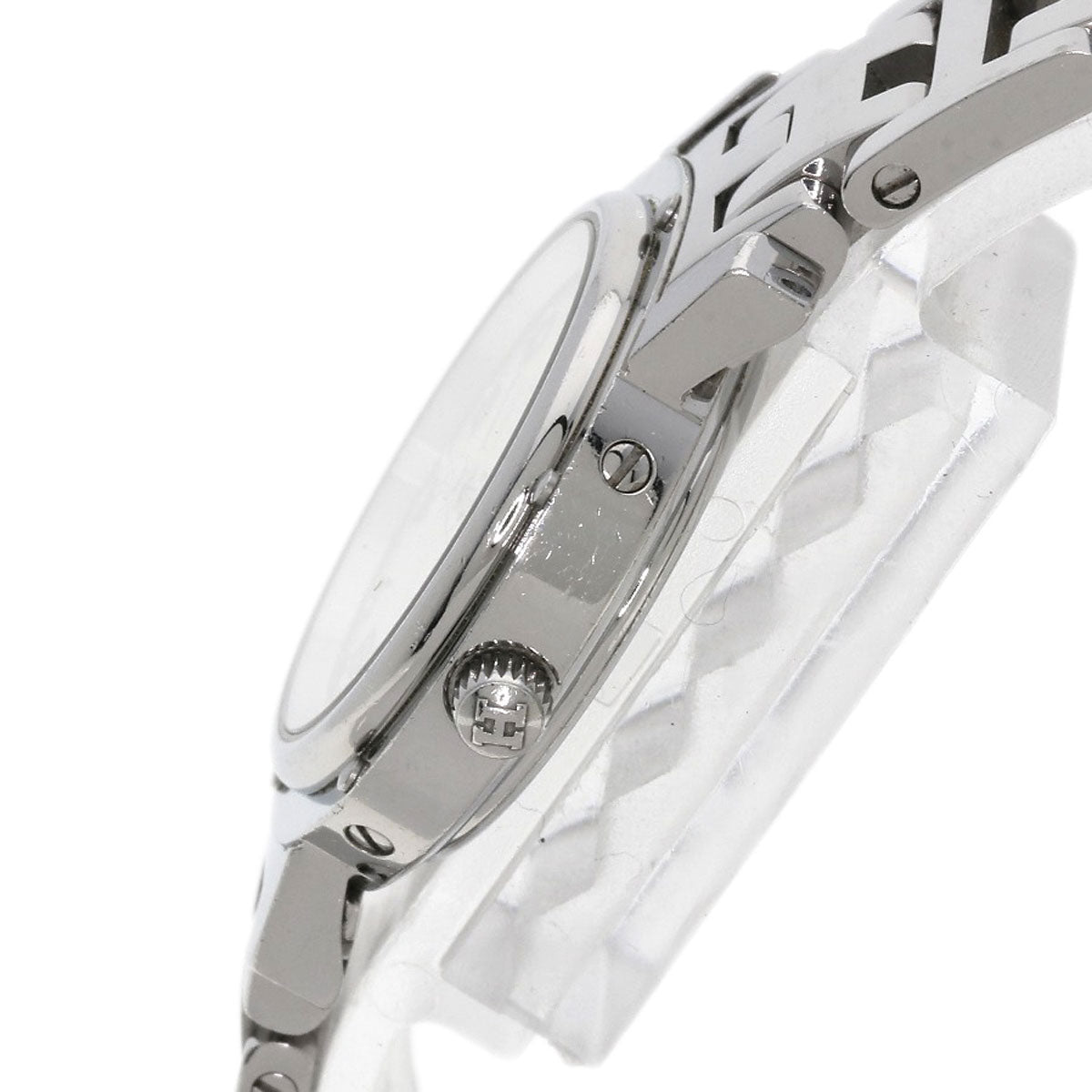 Hermes Watches Quartz Cl4.210 Stainless Steel , Stainless Steel Silver Clipper Nacre White Shell