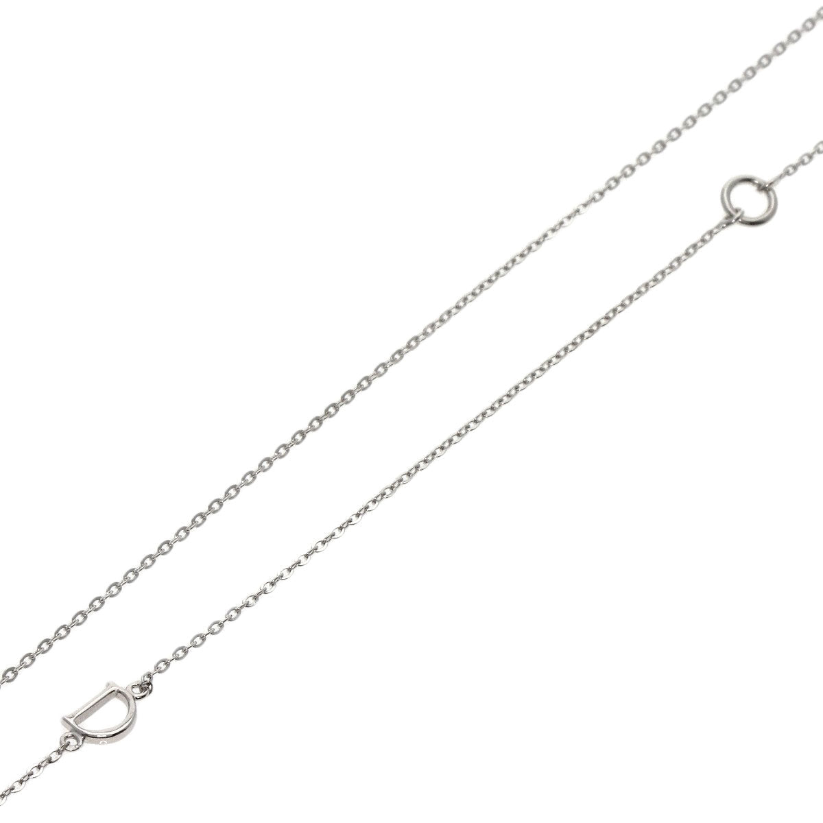 Damiani Necklace K18Wg Silver Belle Epoque Heart Ruby Diamond