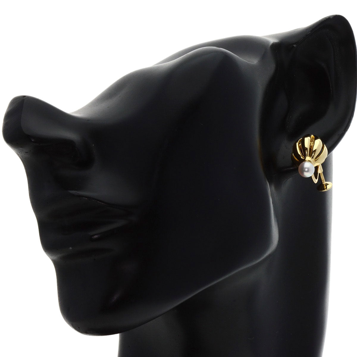 Mikimoto Earring 18K Yellow Gold Gold Pearl