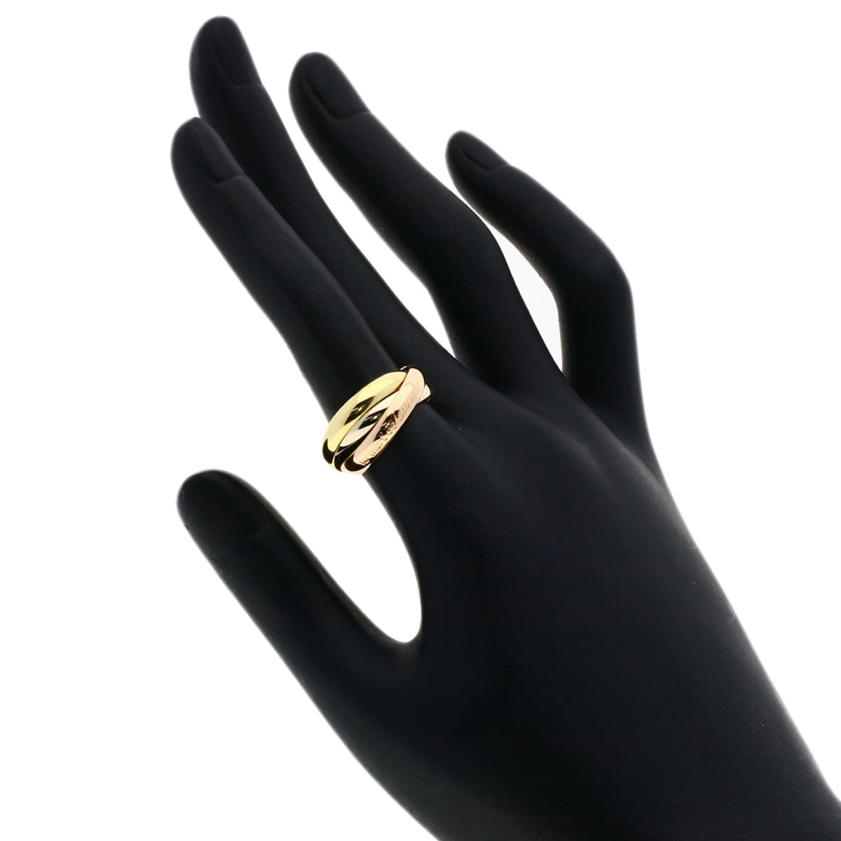 Cartier Ring 18K Yellow Gold Gold Trinity #51