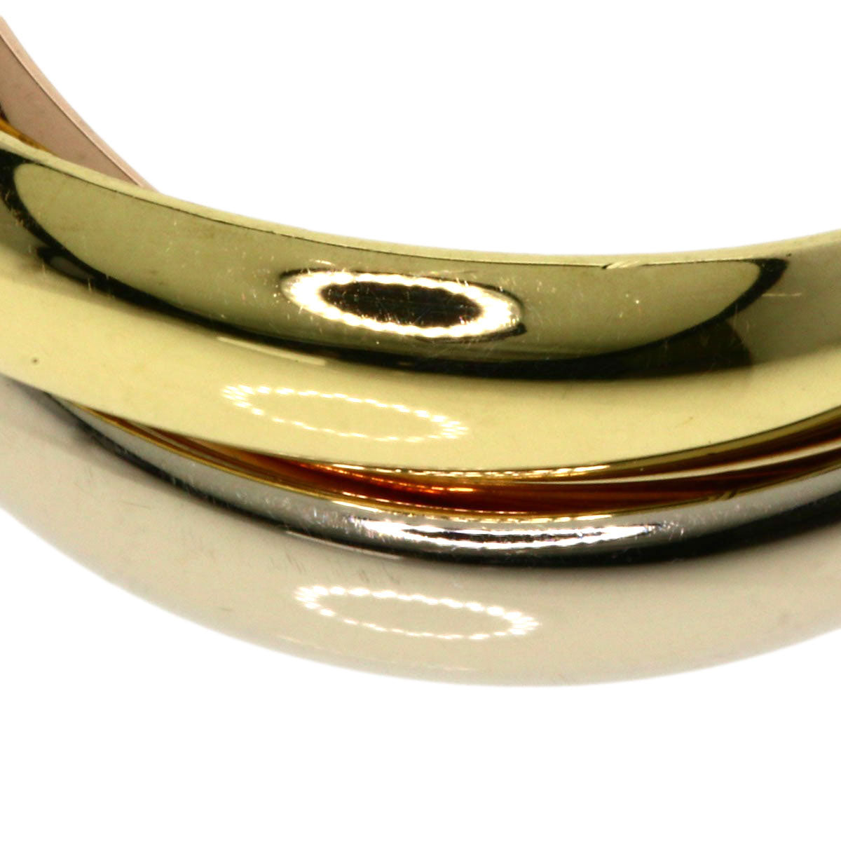 Cartier Ring 18K Yellow Gold Gold Trinity #51