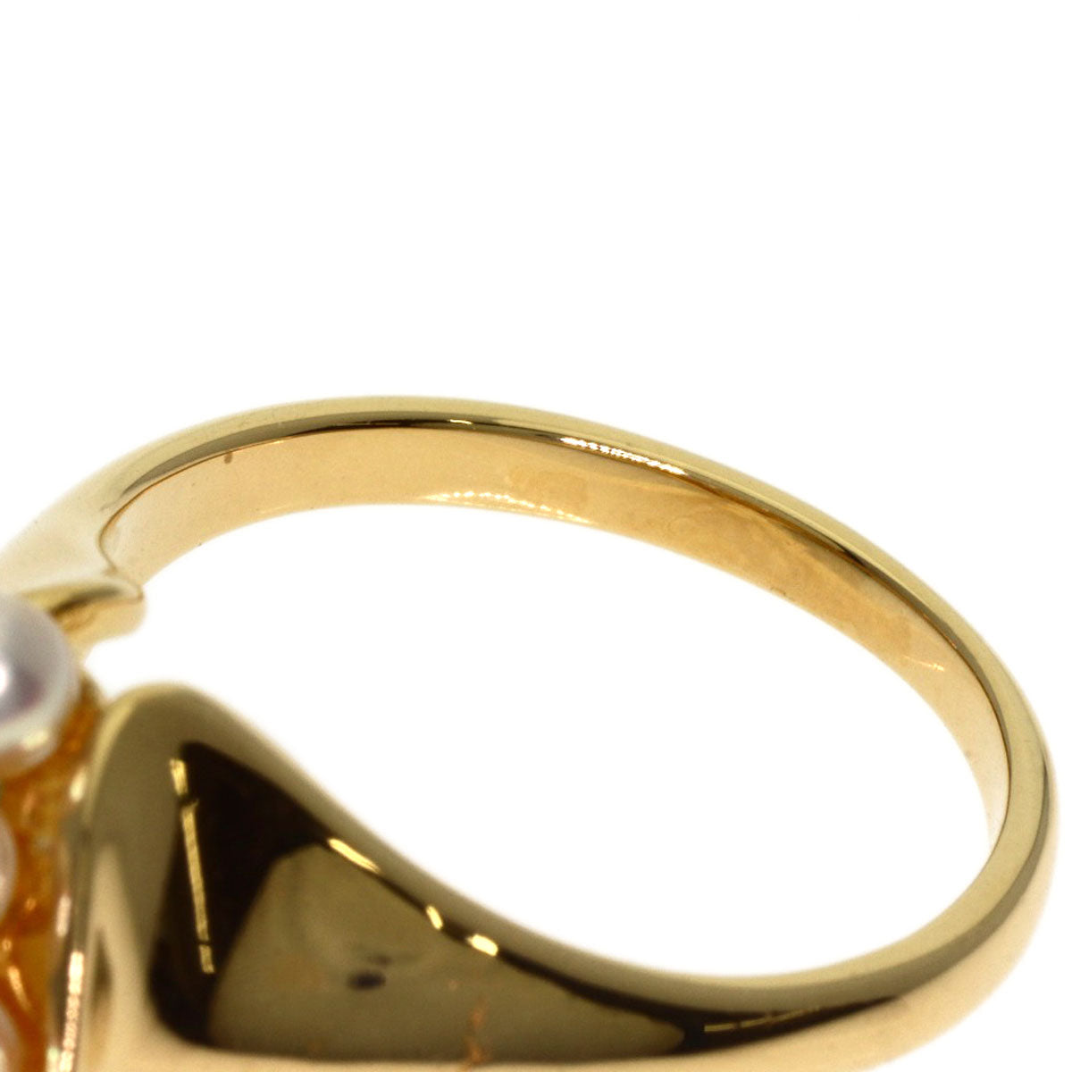 Mikimoto Ring 18K Yellow Gold Gold Pearl