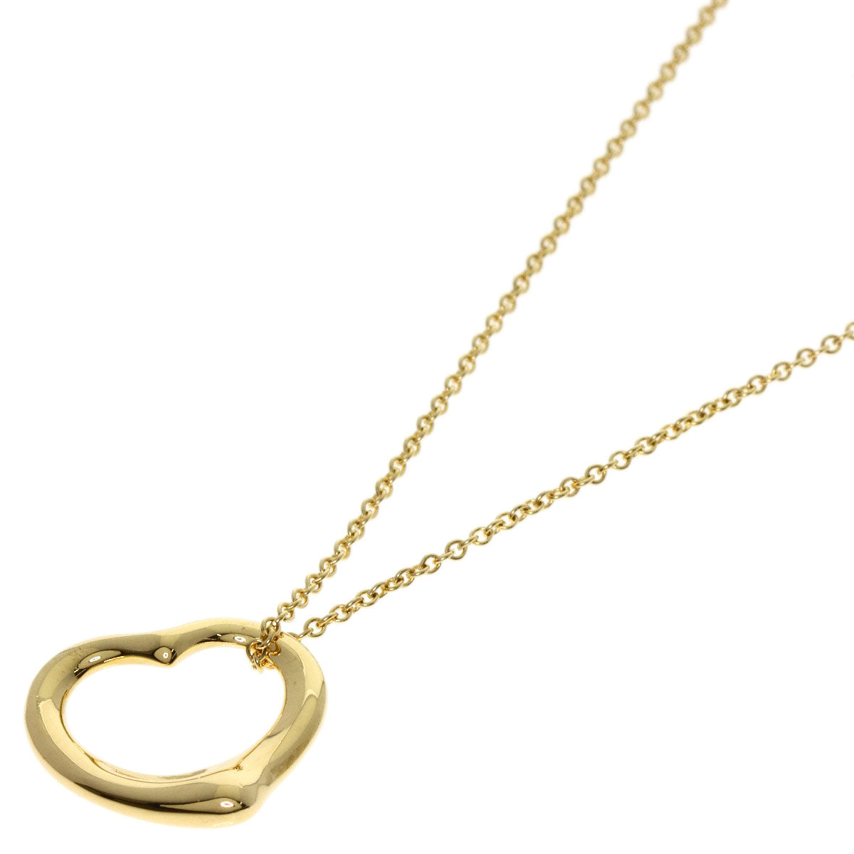 Tiffany&Co. Necklace 18K Yellow Gold Gold Open Heart