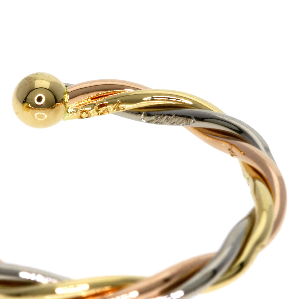 Cartier Ring 18K Yellow Gold Gold Trinity Twist