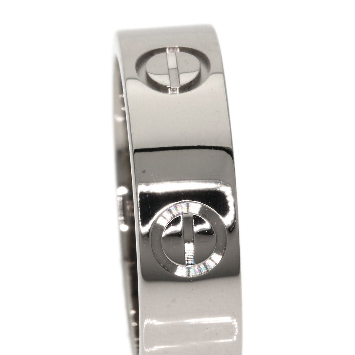 Cartier Ring K18Wg Silver Love Ring #53