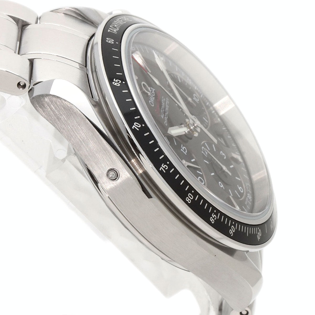 Omega Watches Mechanical Automatic 323.30.40.40.06.001 Stainless Steel Silver Speedmaster Date Gray